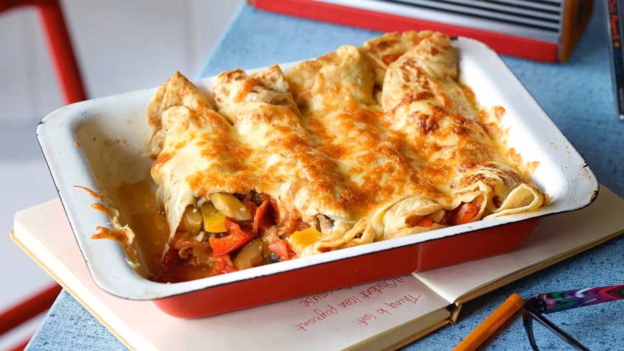 Zapiekane naleśniki z ratatouille