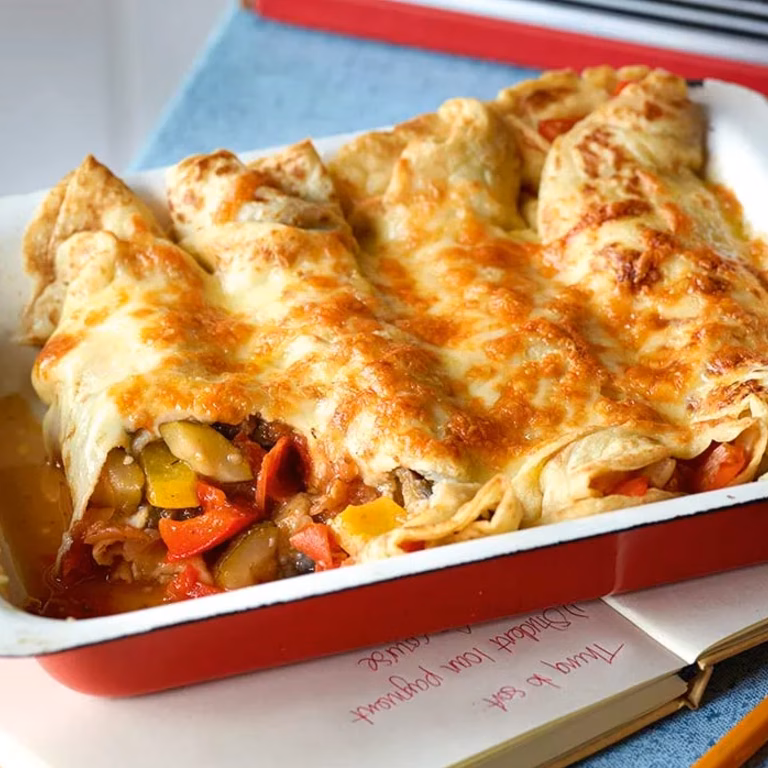 Zapiekane naleśniki z ratatouille