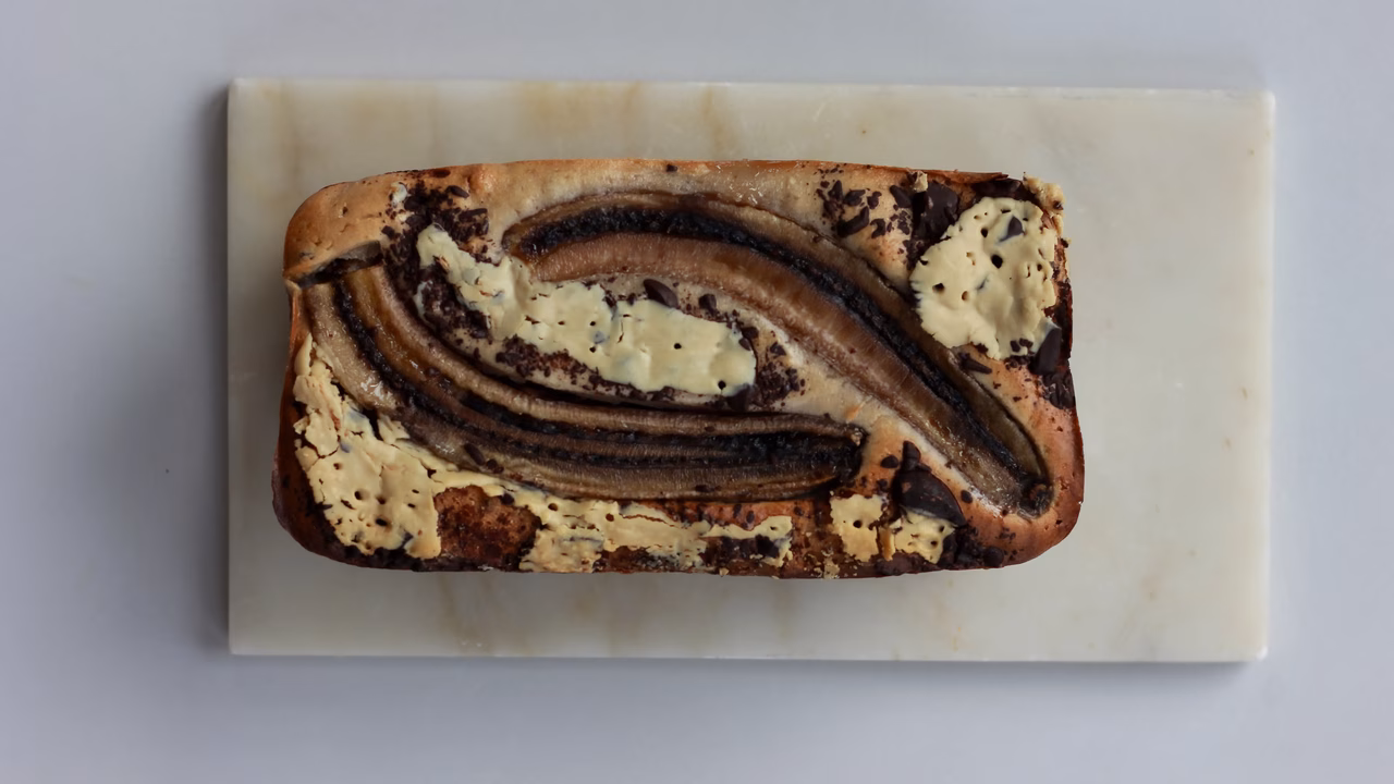 Chlebek bananowy z tahini