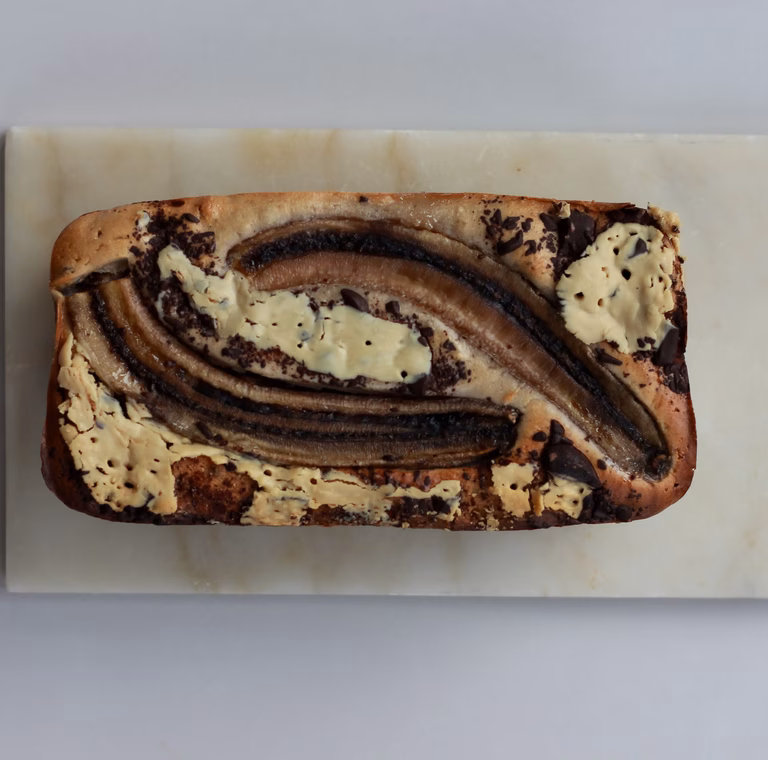 Chlebek bananowy z tahini