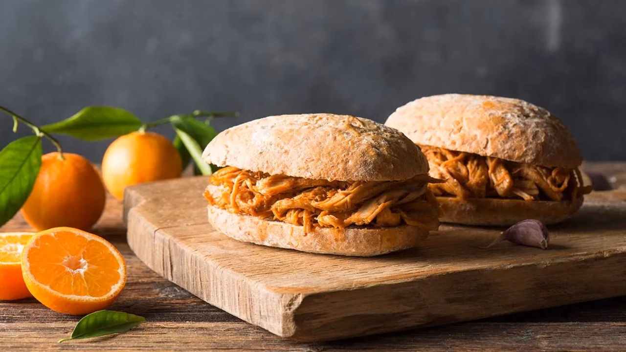 Mandarynkowy pulled pork