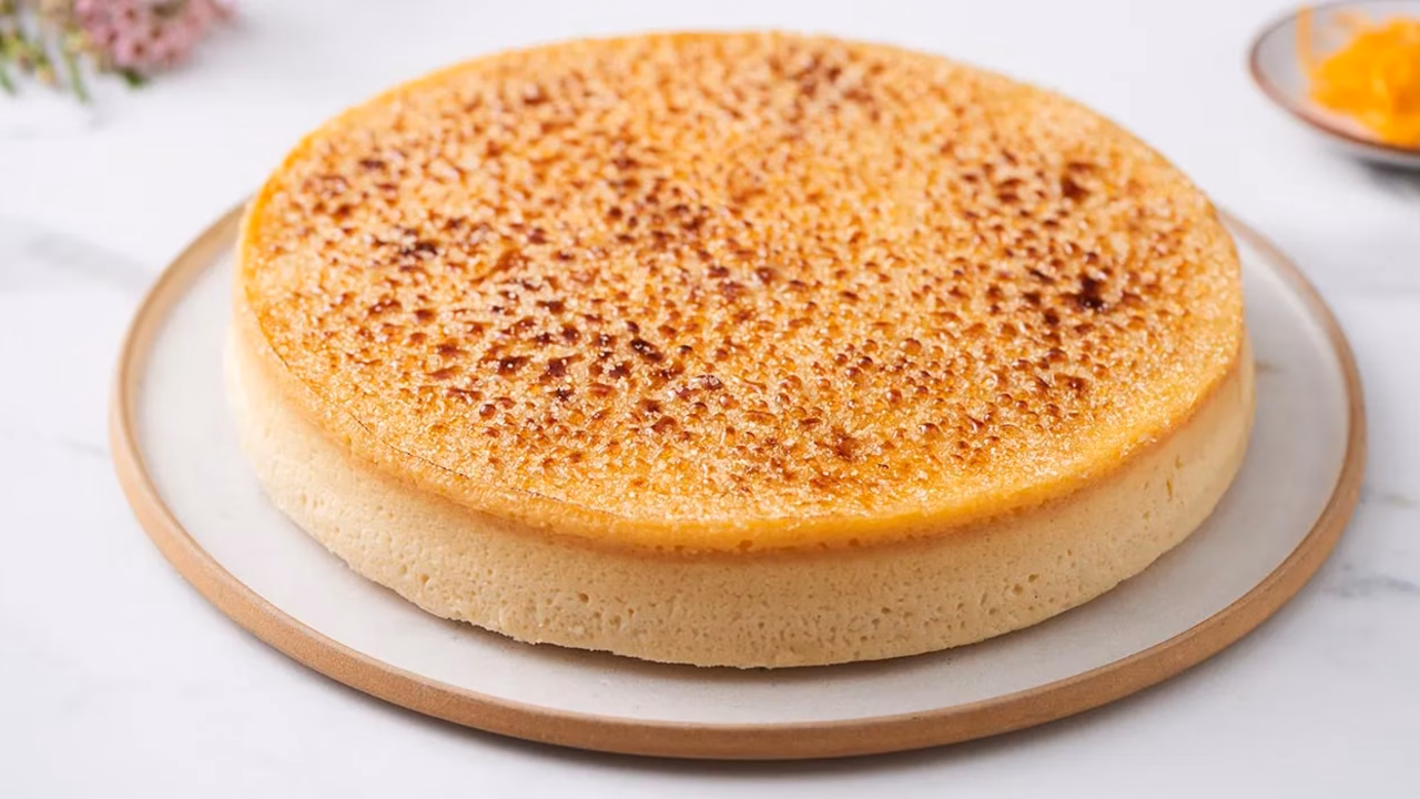 Pomarańczowy sernik z crème brûlée