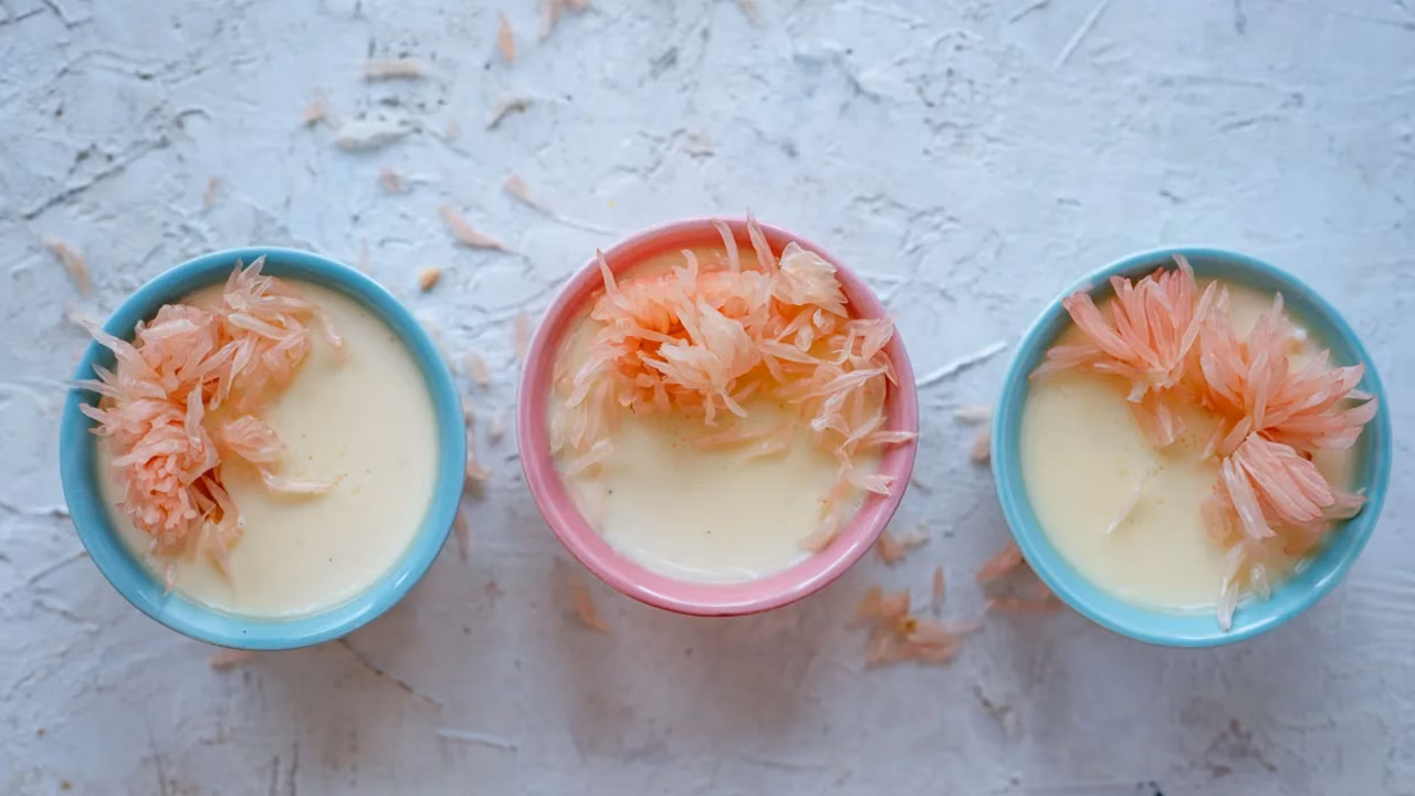 Pomelo posset