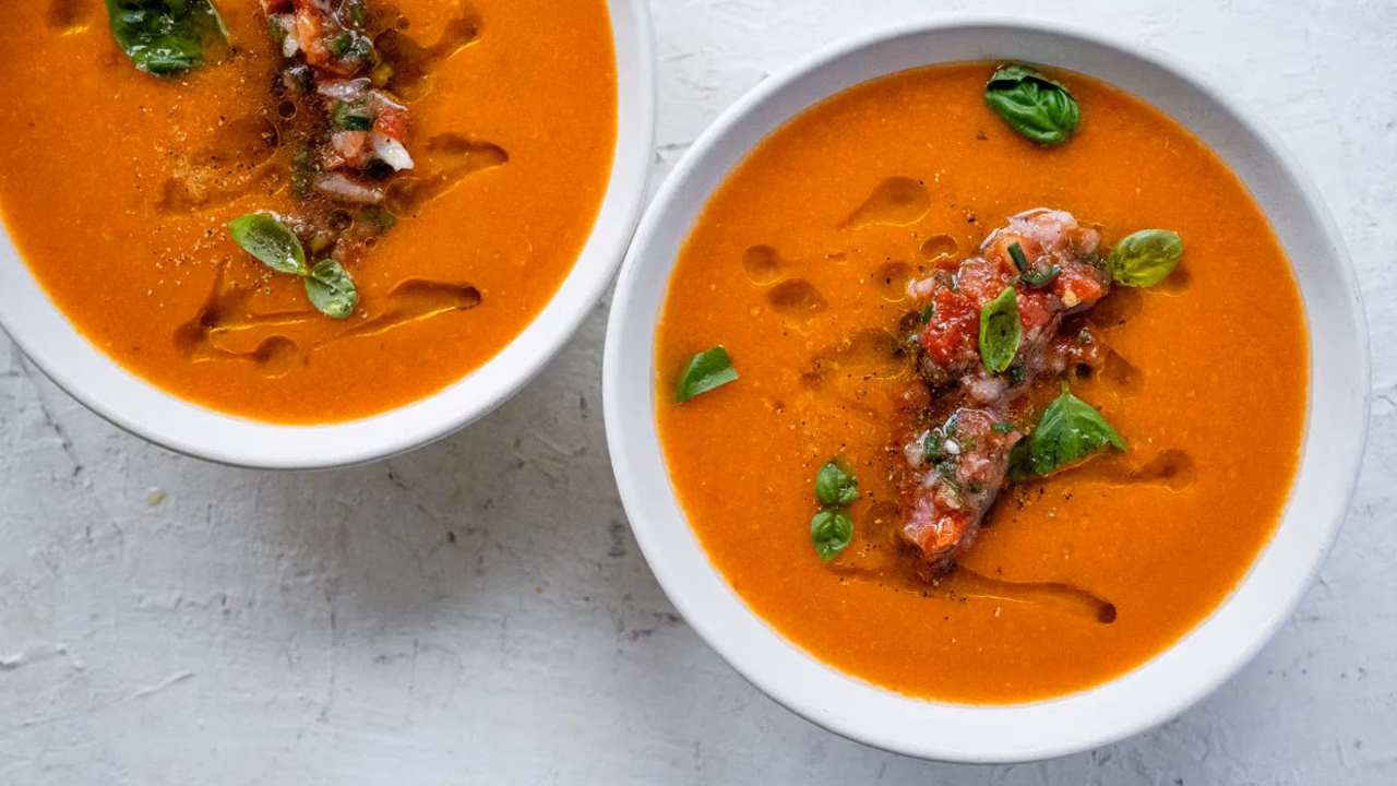 Brzoskwiniowe gazpacho