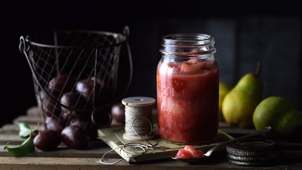 Chutney śliwkowo-gruszkowe