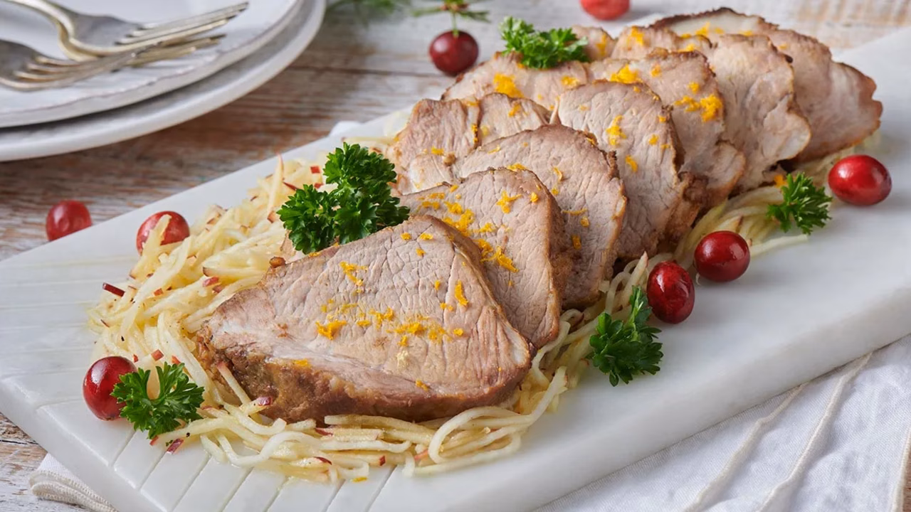 Wolno pieczona karkówka w przyprawach korzennych