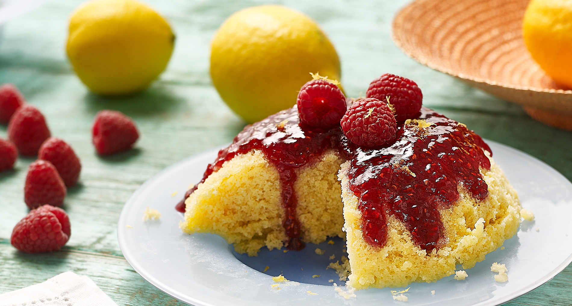 microwave lemon sponge